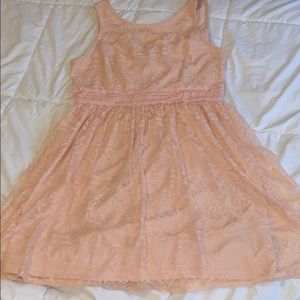 Light Pink Lace Pinky Dress